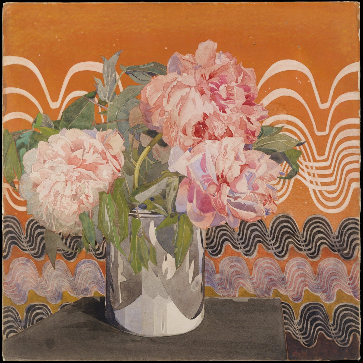 Hand - Painted Pink Peonies in Vase Still Life – Floral Oil Painting - Oil Painting Haven