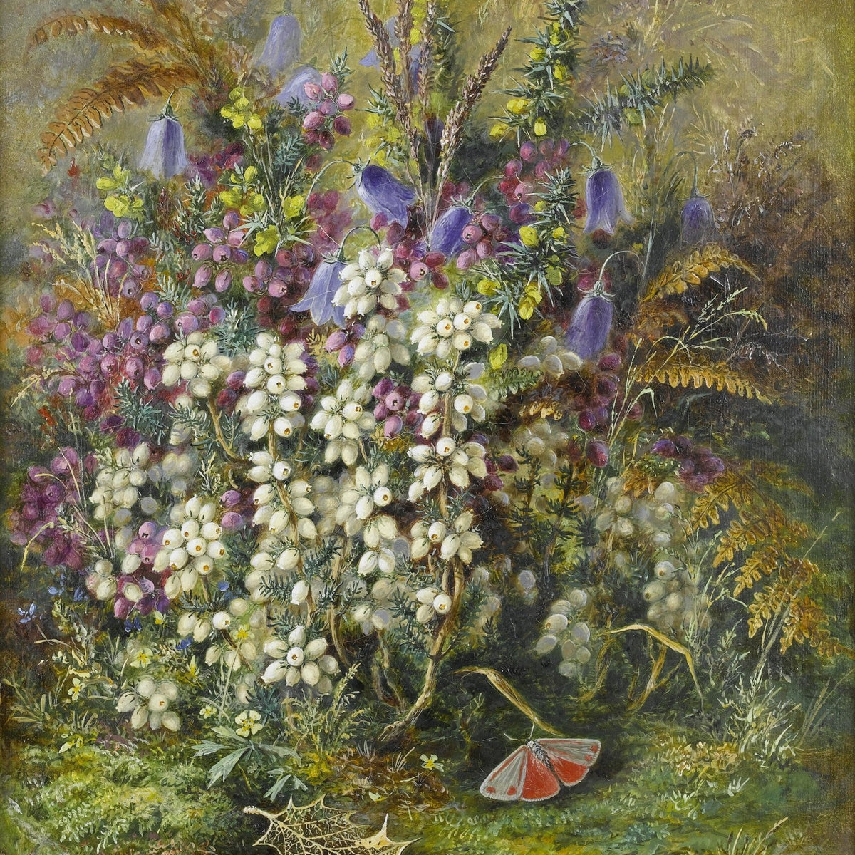 Hand - Painted Wildflower Garden Still Life – Floral Oil Painting - Oil Painting Haven