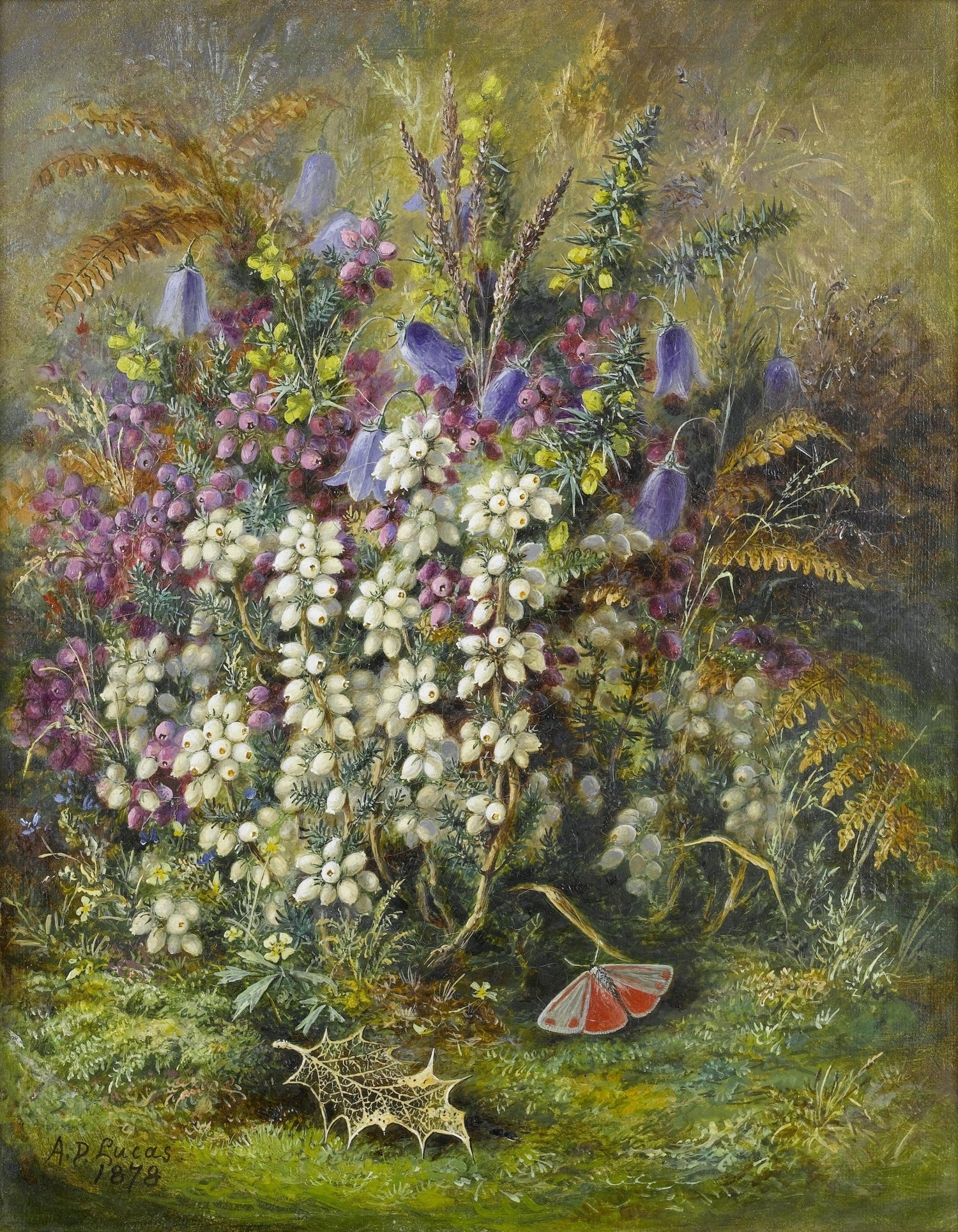 Hand - Painted Wildflower Garden Still Life – Floral Oil Painting - Oil Painting Haven