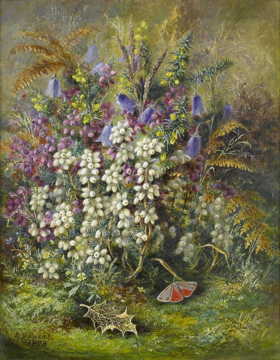 Hand - Painted Wildflower Garden Still Life – Floral Oil Painting - Oil Painting Haven
