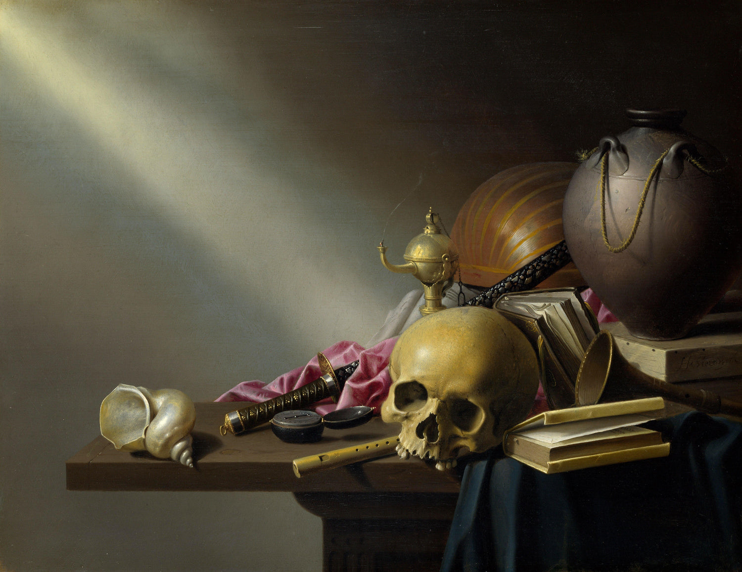 An Allegory of the Vanities of Human Life - Oil Painting Haven