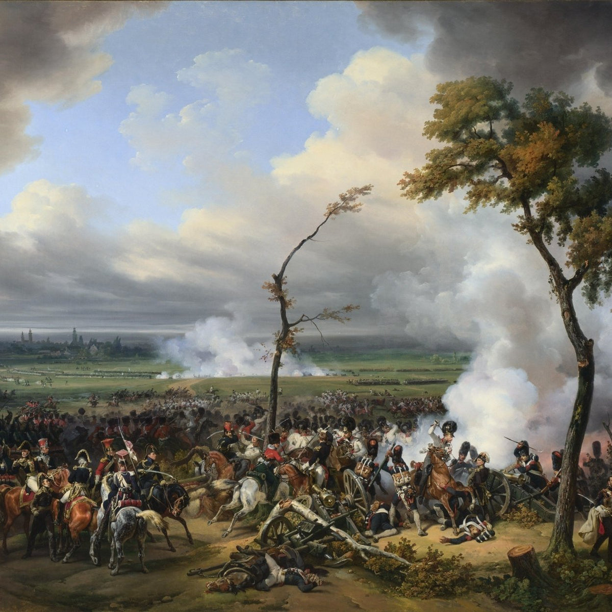 Historic Battle Scene with Soldiers - People Oil Painting - Oil Painting Haven