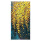 Abstract Yellow Flower Landscape Oil Painting on Canvas, Original Modern Floral Textured Acrylic Painting Large Wall Art Living Room Decor - Oil Painting Haven