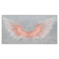 Large Pink Angel Wing Oil Painting on Canvas, Abstract Original Modern Minimalist Custom 3D Texture Acrylicd Painting Bedroom Wall Art Decor - Oil Painting Haven