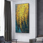 Abstract Yellow Flower Landscape Oil Painting on Canvas, Original Modern Floral Textured Acrylic Painting Large Wall Art Living Room Decor - Oil Painting Haven