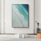 Large Ocean Landscape Oil Painting on Canvas, Original Abstract Blue Beach Seascape Texture Acrylic Painting Living Room Wall Art Home Decor - Oil Painting Haven