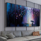 Abstract Original Night Landscape Oil Painting On Canvas, Large Wall Art, Romantic Lovers Painting, Custom Painting, Living room Wall Decor - Oil Painting Haven