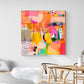 Hand-painted abstract art - vibrant color oil painting - Oil Painting Haven