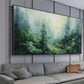 Abstract Forest Oil Painting On Canvas, Large Wall Art,Original Green Tree Landscape Painting,Custom Painting,Modern Living Room Wall Decor - Oil Painting Haven