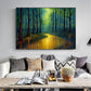 Abstract Forest Oil Painting On Canvas, Large Wall Art,Original Green Tree Painting River Landscape Art,Custom Painting,Living Room Decor - Oil Painting Haven