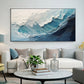 Hand-Painted Ocean Wave Canvas Painting, Abstract Wall Art for Living Room Decor - Oil Painting Haven