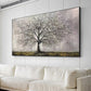 Abstract Tree of Life Painting on Canvas, Original Gray Tree Painting, Large Wall Art, Minimalist Art Custom Painting Living Room Home Decor - Oil Painting Haven