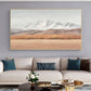 Minimalist Mountain Oil Painting on Canvas, Large Wall Art, Original Abstract Fall Landscape Art Custom Painting Boho Living Room Home Decor - Oil Painting Haven