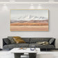 Minimalist Mountain Oil Painting on Canvas, Large Wall Art, Original Abstract Fall Landscape Art Custom Painting Boho Living Room Home Decor - Oil Painting Haven