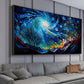 Abstract Sky Landscape Oil Painting on Canvas, Large Wall Art Custom Painting, Original Night Art Minimalist Living Room Wall Decor Gift - Oil Painting Haven