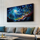 Abstract Sky Landscape Oil Painting on Canvas, Large Wall Art Custom Painting, Original Night Art Minimalist Living Room Wall Decor Gift - Oil Painting Haven