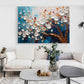 Abstract Texture Flower Oil Painting On Canvas, Large Wall Art Custom Painting Original Blossom Floral Art Minimalist Living Room Decor Gift - Oil Painting Haven