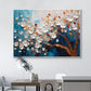 Abstract Texture Flower Oil Painting On Canvas, Large Wall Art Custom Painting Original Blossom Floral Art Minimalist Living Room Decor Gift - Oil Painting Haven