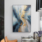 Abstract Flowing Texture Oil Painting On Canvas, Large Wall Art Custom Painting, Original Gold Wall Decor Minimalist Living Room Decor Gift - Oil Painting Haven