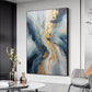 Abstract Flowing Texture Oil Painting On Canvas, Large Wall Art Custom Painting, Original Gold Wall Decor Minimalist Living Room Decor Gift - Oil Painting Haven