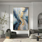 Abstract Flowing Texture Oil Painting On Canvas, Large Wall Art Custom Painting, Original Gold Wall Decor Minimalist Living Room Decor Gift - Oil Painting Haven