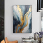 Abstract Minimalist Texture Oil Painting On Canvas, Large Wall Art Custom Painting, Original Gold Foil Painting Gold Wall Decor Living Room - Oil Painting Haven