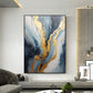 Abstract Minimalist Texture Oil Painting On Canvas, Large Wall Art Custom Painting, Original Gold Foil Painting Gold Wall Decor Living Room - Oil Painting Haven