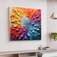 Abstract Knife Flower Oil Painting On Canvas, Large Wall Art, Original Colorful Texture Wall Art Custom Painting Minimalist Living Room Art - Oil Painting Haven