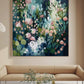 Original Green Flower Oil Painting on Canvas Abstract Green Floral Art Boho Wall Art 3D Textured Painting Modern Living Room Wall Decor - Oil Painting Haven