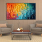 Original Colorful Texture Oil Painting On Canvas, Large Wall Art, Abstract Minimalist Blue Wall Art, Custom Painting, Modern Living Room Art - Oil Painting Haven