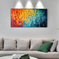 Original Colorful Texture Oil Painting On Canvas, Large Wall Art, Abstract Minimalist Blue Wall Art, Custom Painting, Modern Living Room Art - Oil Painting Haven