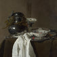 Still Life with a Pewter Flagon and Two Ming Bowls - Oil Painting Haven