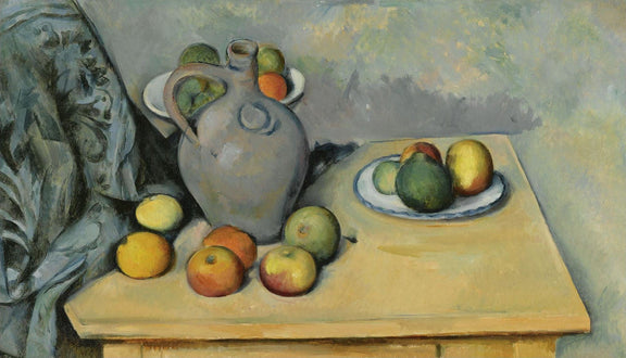 Jug and Fruit on Table - Still Life Oil Painting - Oil Painting Haven