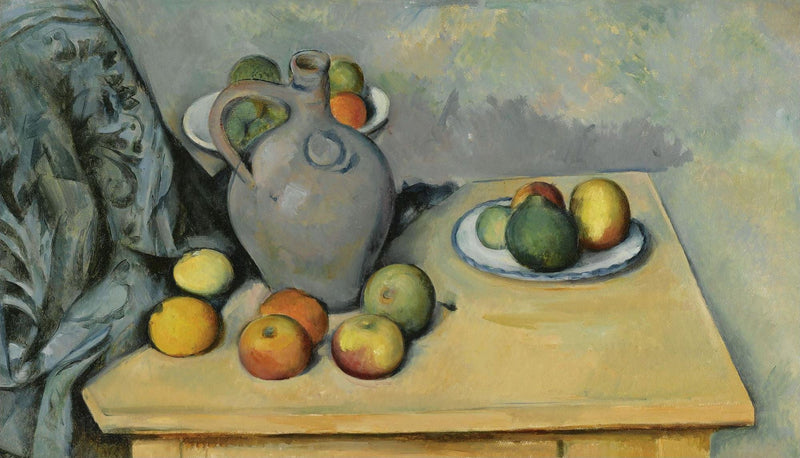 Jug and Fruit on Table - Still Life Oil Painting - Oil Painting Haven