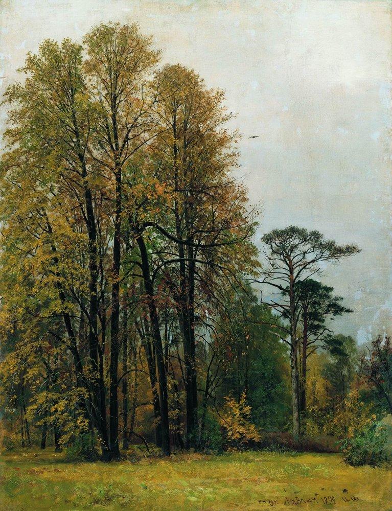 Landscape Oil Painting - Autumn Forest Trees for Wall Decor - Oil Painting Haven