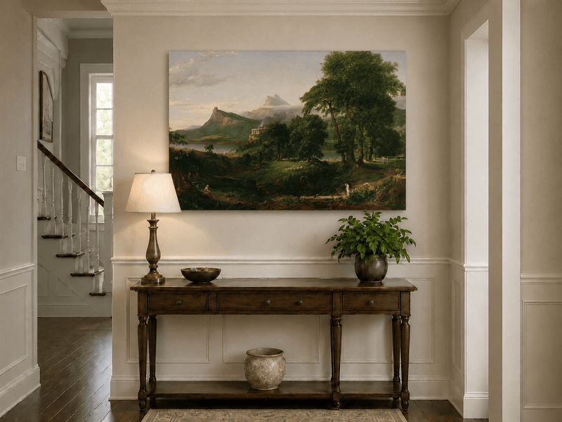 Landscape Oil Painting - Classical Landscape Mountains