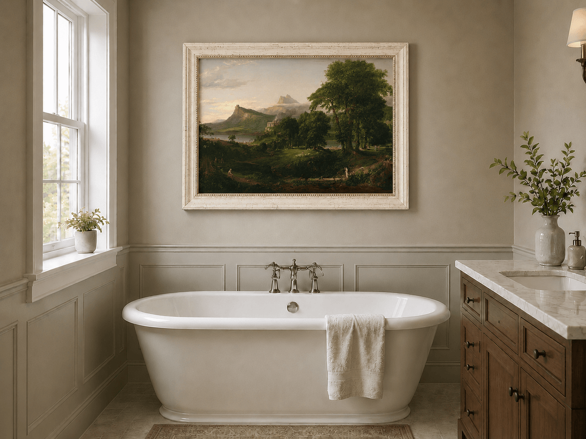 Landscape Oil Painting - Classical Landscape Mountains