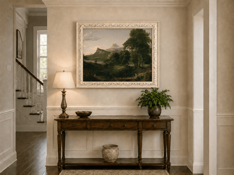 Landscape Oil Painting - Classical Landscape Mountains