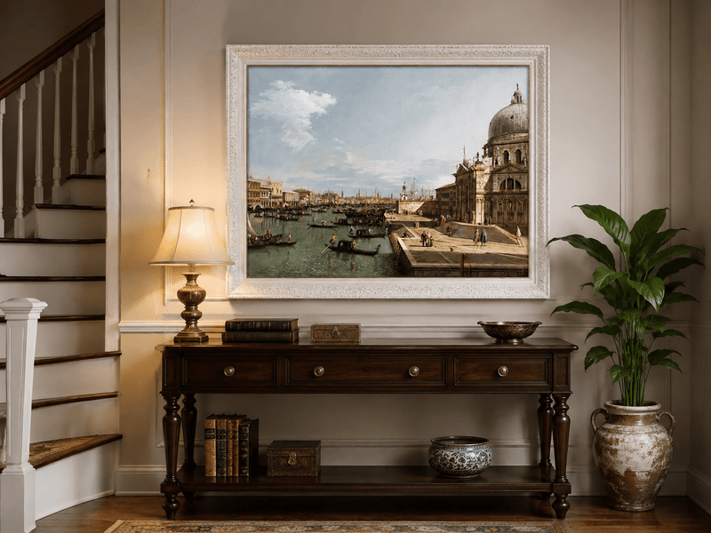 Landscape Oil Painting - Entrance to the Grand Canal, Venice