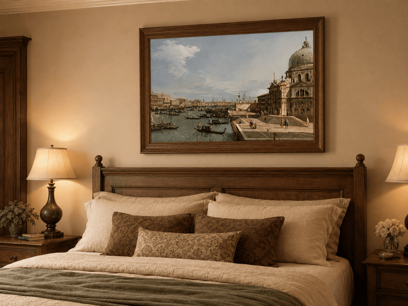 Landscape Oil Painting - Entrance to the Grand Canal, Venice