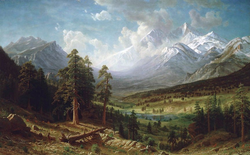 Landscape Oil Painting - Estes Park, Long's Peak