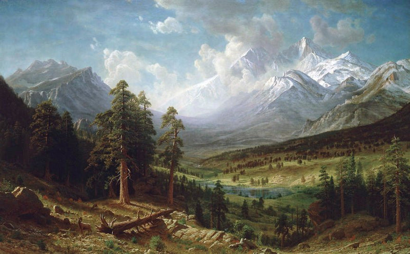 Landscape Oil Painting - Estes Park, Long's Peak