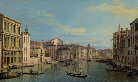 Landscape Oil Painting - Grand Canal Venice with Gondolas - Oil Painting Haven