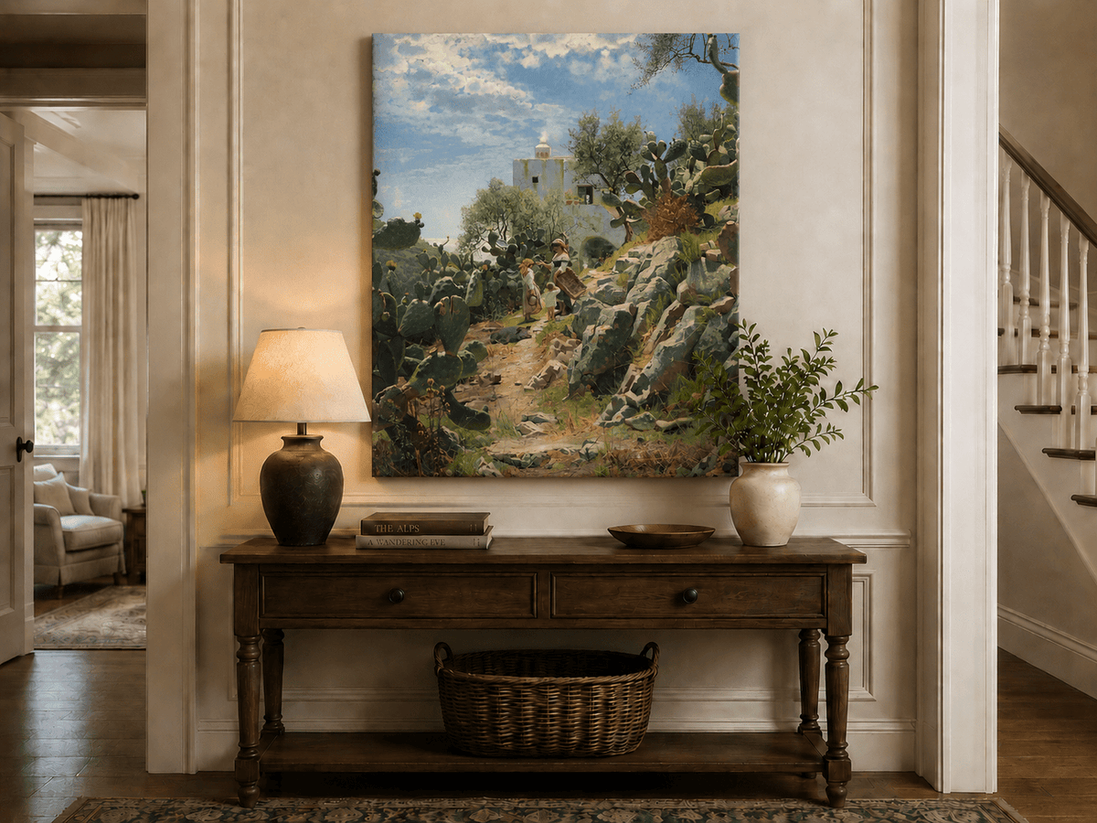 Landscape Oil Painting - Mediterranean Rural