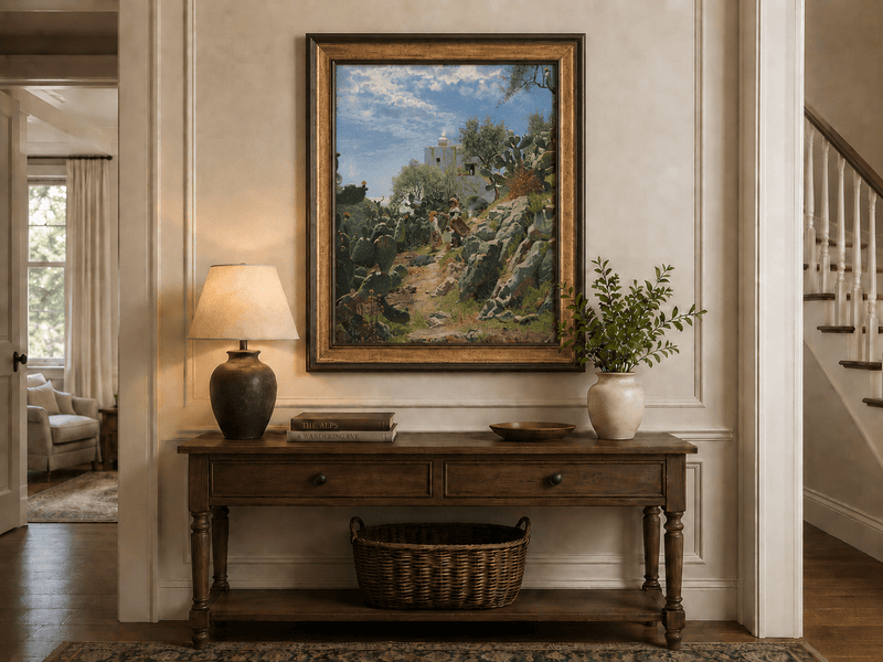 Landscape Oil Painting - Mediterranean Rural