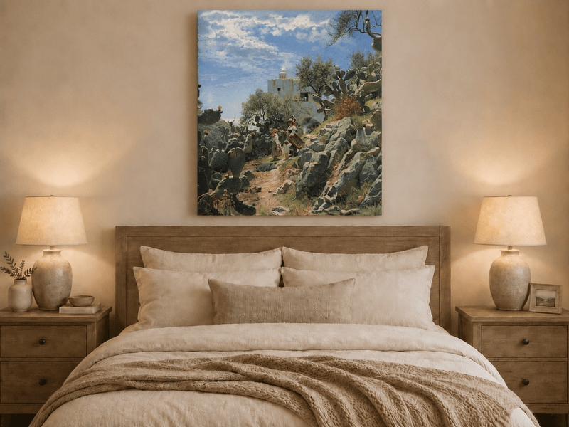 Landscape Oil Painting - Mediterranean Rural