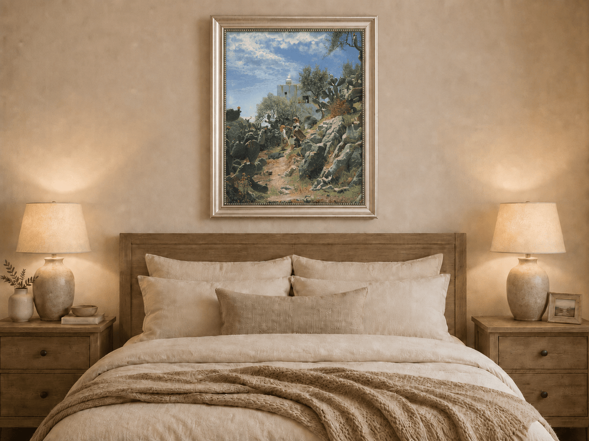 Landscape Oil Painting - Mediterranean Rural