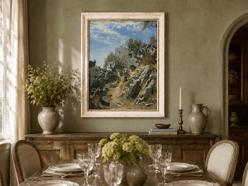 Landscape Oil Painting - Mediterranean Rural