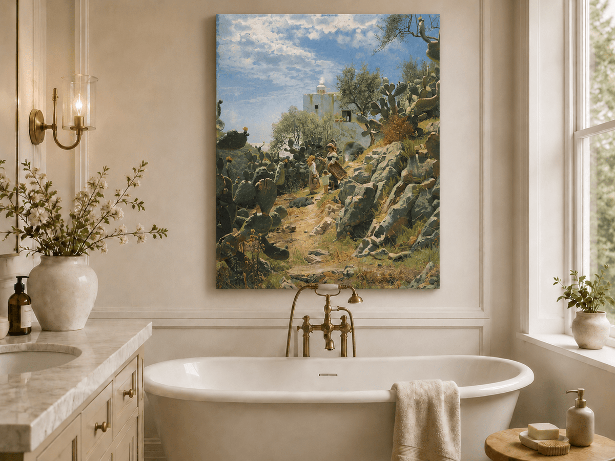 Landscape Oil Painting - Mediterranean Rural
