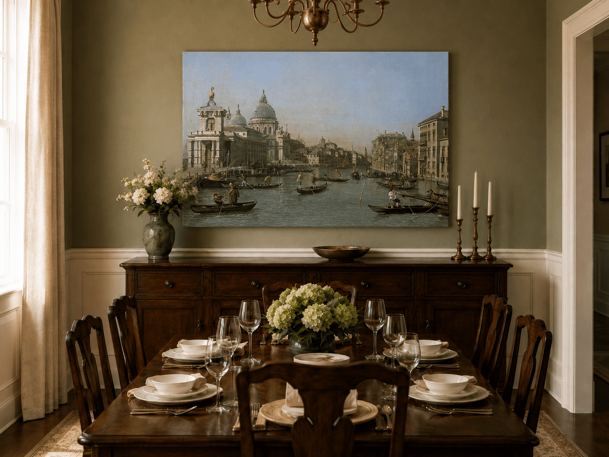 Landscape Oil Painting - Venice Grand Canal
